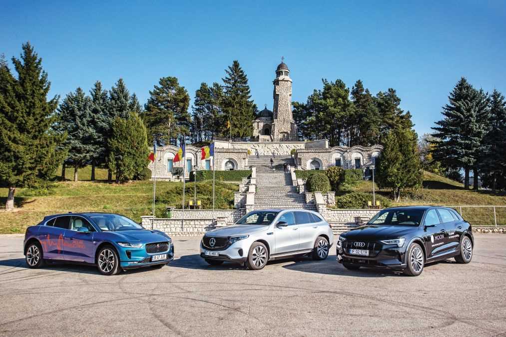 prueba de comparación Mercedes EQC, Jaguar I-Pace, Audi e-tron
