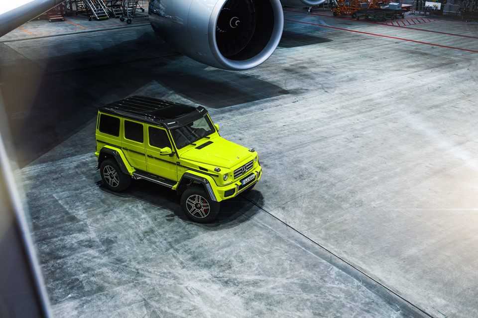 Mercedes-Benz G 500 4x4² y Airbus A 380 6