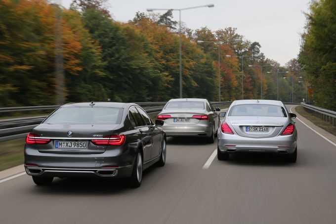 Mercedes S 500 contra BMW 750i, Audi A8 4.0 TFSI (8)