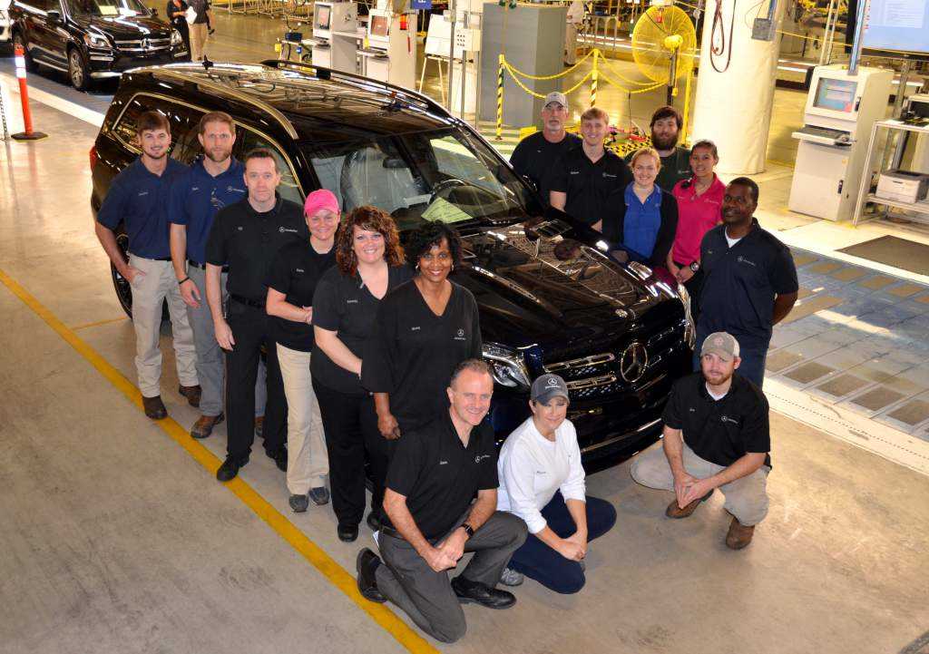 Produktionsstart des GLS im Mercedes-Benz Werk Tuscaloosa
